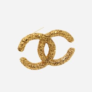 Pre-Owned CHANEL 1993 Florentine CC Brooch